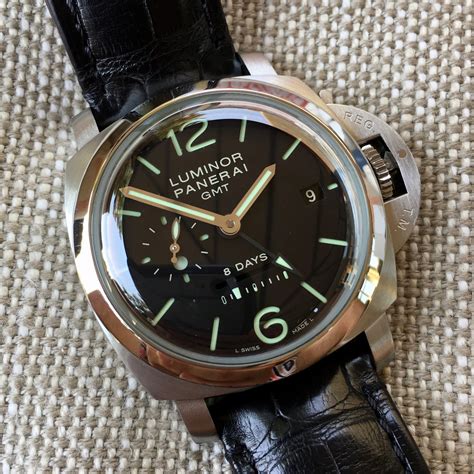 panerai 233 dot dial for sale|Panerai Luminor 1950 8 Days GMT PAM 00233 .